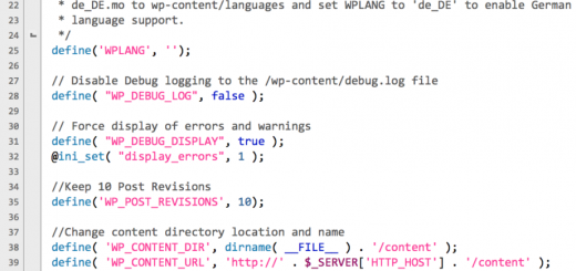 wp-config.php WordPress